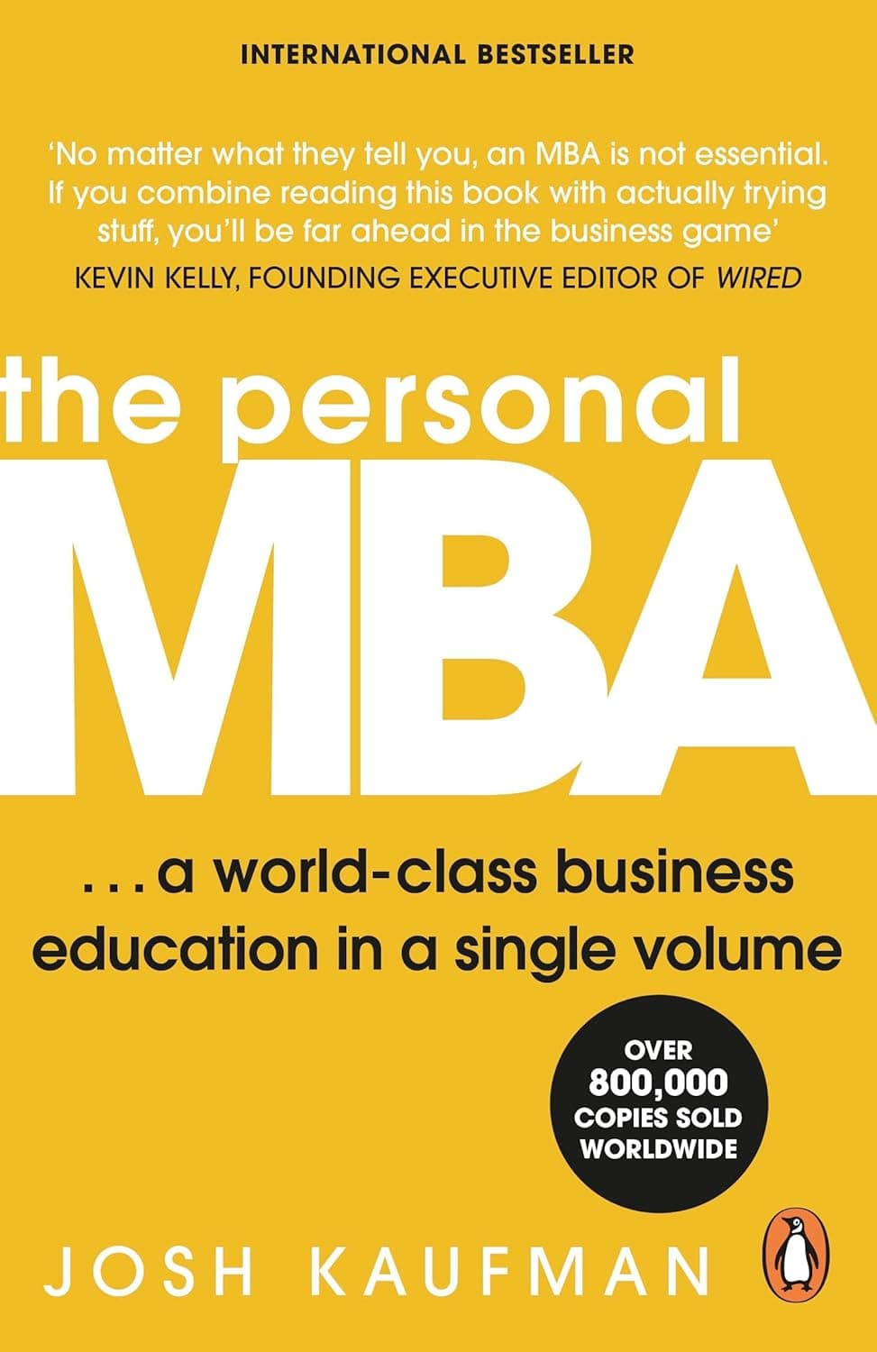 Cover of The Personal MBA by Josh Kaufman