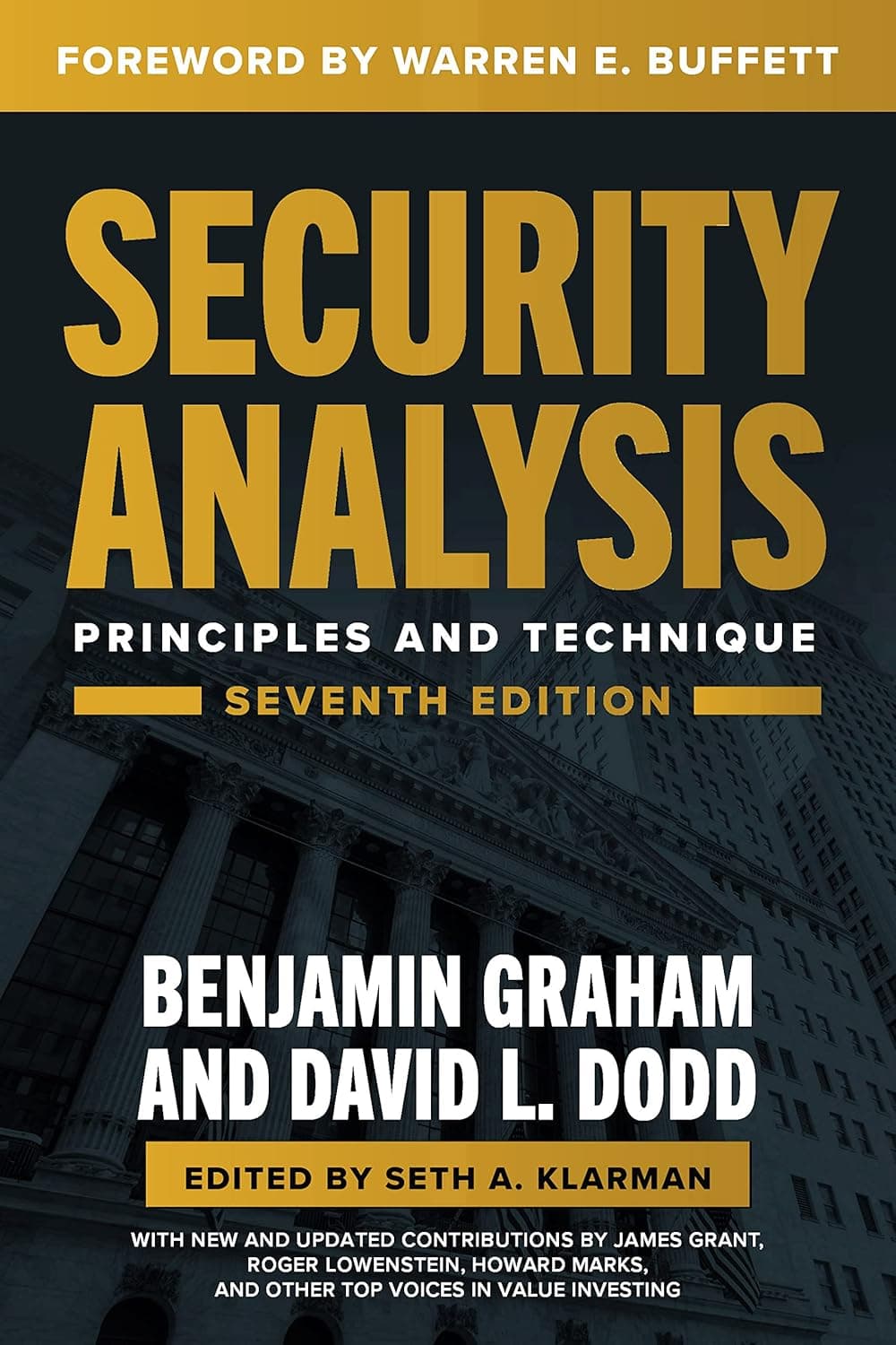Cover of Security Analysis by Benjamin Graham