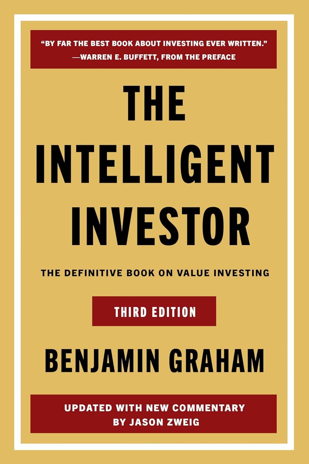 Cover of The Intelligent Investor by Benjamin Graham