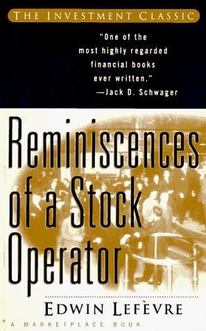 Cover of Reminiscences of a Stock Operator by Edwin Lefèvre