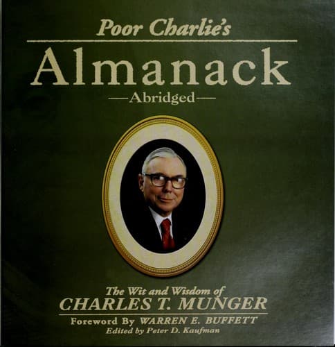Cover of Poor Charlie's Almanack by Charles T. Munger
