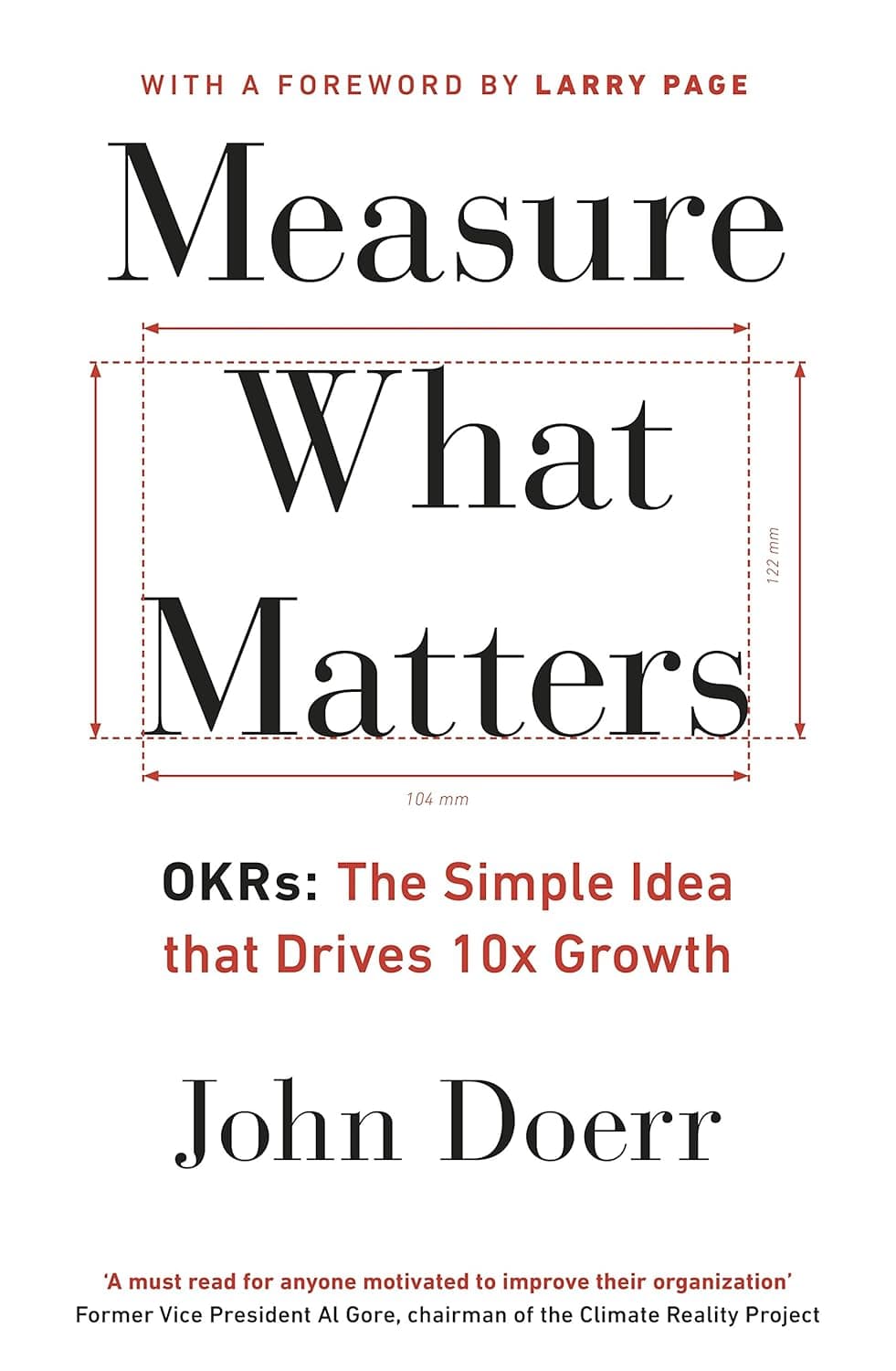 Cover of Measure What Matters by John Doerr