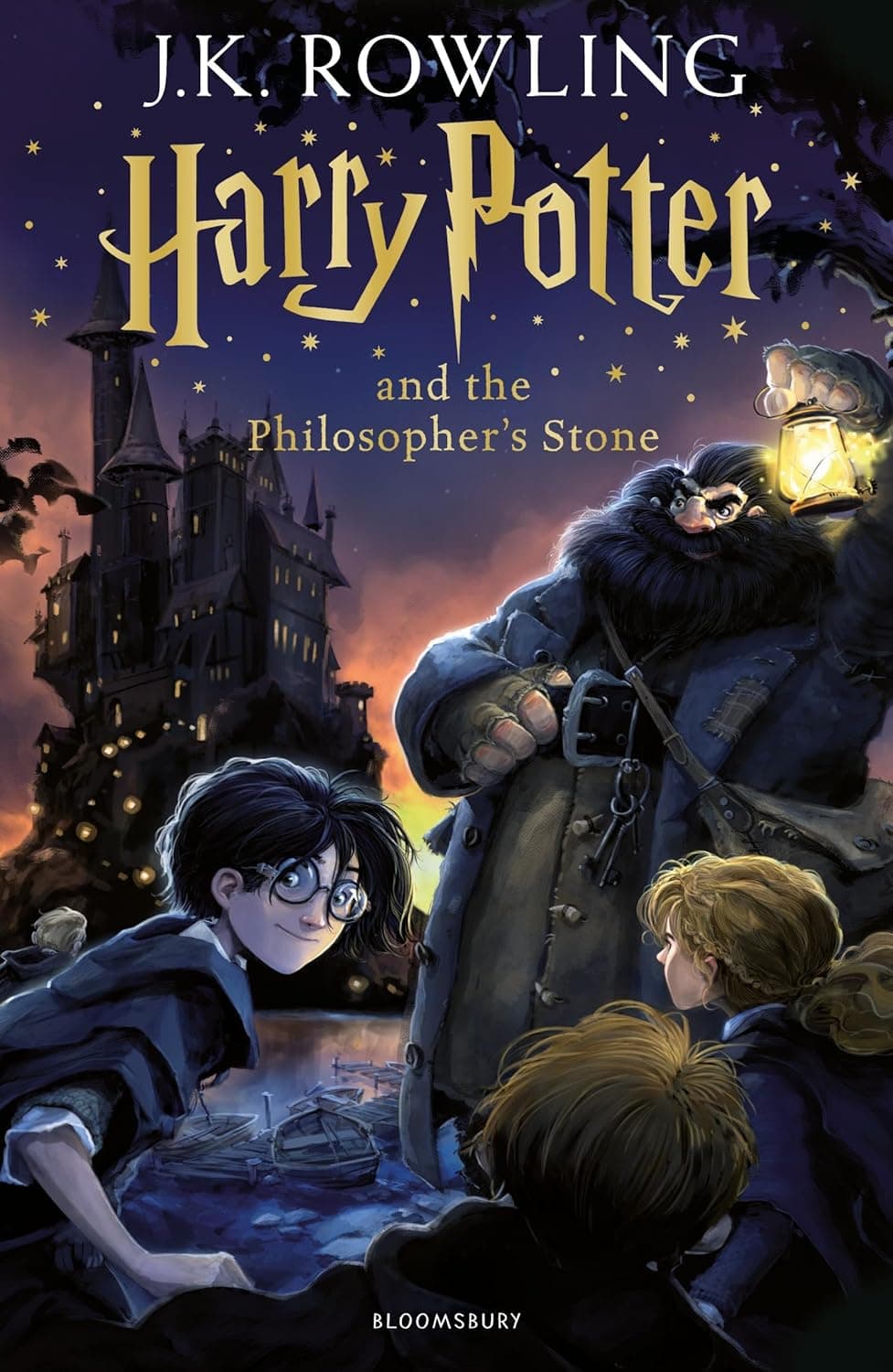 Cover of Harry Potter and the Philosopher's Stone by J.K. Rowling