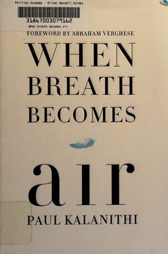 Cover of When Breath Becomes Air by Paul Kalanithi