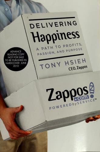Cover of Delivering Happiness by Tony Hsieh