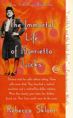 Cover of The Immortal Life of Henrietta Lacks by Rebecca Skloot