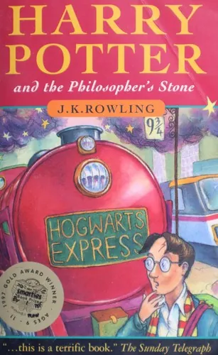 Cover of Harry Potter and the Philosopher's Stone by J. K. Rowling