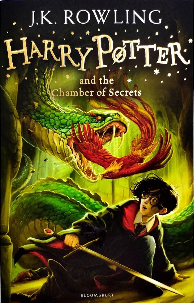 Cover of Harry Potter and the Chamber of Secrets by J. K. Rowling