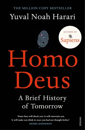 Cover of Homo Deus by Yuval Noah Harari